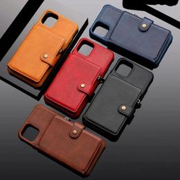 Shockproof phone zipper coin purse solid color PU leather protective case for iPhone 12 Mini 11 Pro X XR XS Max 7 8 Plus Samsung Galaxy Note20 Ultra