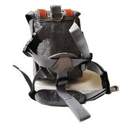 Luxury Fashion Adjustable Dog Supply Backpack Saddle Bag Outdoor Puppy Handbag Purse Pet Valise Travel Hiking Shopping Schnauzer S239B