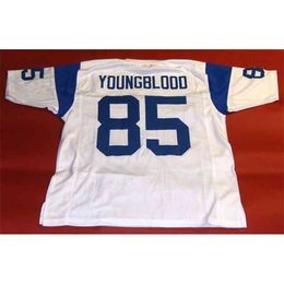 Mitch Custom Football Jersey Men Youth Women Vintage JACK YOUNGBLOOD Rare High School Size S-6XL or any name and number jerseys