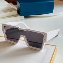 Óculos de sol de luxo Z1547W quadro de linha angular e profundo design chanfro espesso placa de cristal reflexivo decoração clássico mens clássico ciclone óculos qualidade superior com caixa