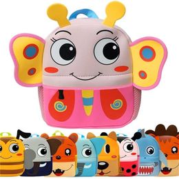 3D Animal Children Backpacks Brand Design Girl Boys Backpack Baby Kids Bag School Bags Kindergarten Cartoon Bag mochila escolar 220209