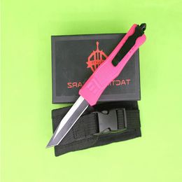 mini edc knives Australia - Promotion Pink 7 Inch Handle Mini Automatic Tactical 616 Blade Alloy 440C Knife 9 Knives Style Blades available EDC Pocket Zinc-aluminu Rwxr