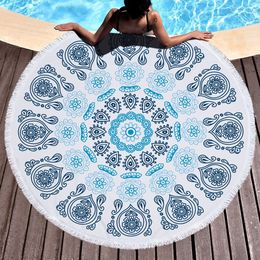 Microfiber Abstract Pattern Beach Towels Leisure Resort Large Watercolour Yoga Bath Swimming Towel Mat Tassel Shawl Blanket Cover TR0034