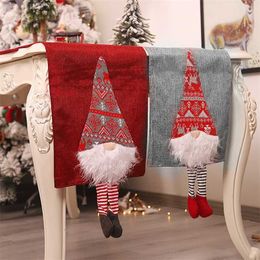 Christmas Table Runner Fashion Fabric Christmas Table Desktop Decorative Tablecloth Christmas Ornament For Home Party 211012