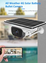 Tuya Smart Home Security System Arrival 1080P 7W Outdoor Solar Power 2MP Camera Wireless Security CCTV WiFi 4G Cameras