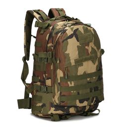 600D NEw Best Selling Army Fan Riding Mountaineering Bag Tactical Backpack Outdoor Camping Travel Bag Upgraded Version 3D Bag Q0721