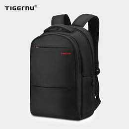 Backpacks Men Anti theft Tigernu 20L Large Capacity 15.6 inch College Black Female Women Mochila Laptop Bag15.6 17 inch