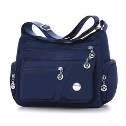 HBP Non- Middle aged and old mothers multi compartment Single Shoulder Messenger Bag women's bag Lightweight Waterproof single shoulder SDL3