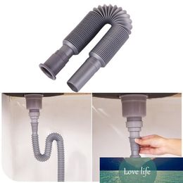 1pc Flexible Water Pipe Wash Basin Drainage Pipes Lengthen Deodorant Prolong Water Pipes Plumbing Hoses