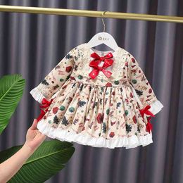 Spanish Girls Dress Children Vintage Lolita Princess Ball Gown Infant Turkey Cartoon Boutique Dresses Girl Birthday Vestidos 210615