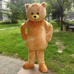 Halloween Bear Mascot Costume Top Quality Cartoon theme character Carnival Unisex Adults Size Christmas Fancy Party Dress