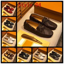 A1 Men Wedding Shoes Leather Formal Business Round Toe for Luxury Man Dress Shoes Designer Men's Oxford Flats Slip-On British Style