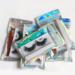 Thick Curling Messy False Eyelashes Extension Soft & Vivid Handmade Reusable Multilayers 3D Fake Lashes With Tweezer Full Strip Lash 20 Models DHL Free