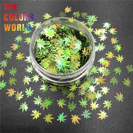 TCT-478 Weed SequinsLeaves Pot Leaves 6MM Nails Art Decoration Body Glitter Tumblers Crafts Festival Accessories