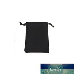10pcs 10*12cm black Pure color Velvet Bags woman vintage drawstring bag for Party/Jewelry/Gift diy handmade Pouch Packaging Bag