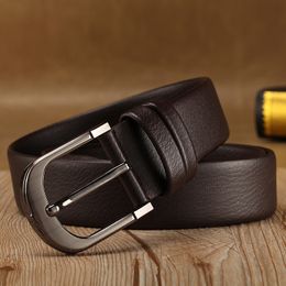 Simple Fashion Men's Needle Buckle Belt PU Leather Casual Men Belt Brown Black Belts for Men PD004 10pcs