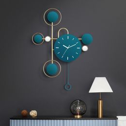 Wall Clocks Large Clock Modern Design House Fashion Art Metal Glass 3D Watch Sticker For Living Room Decoration