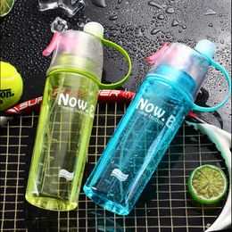 400ml 600ml Portable Leak-proof Water Bottle Drinking Plastic High Quality Tour Outdoor Bicycle Sports about 180g Y0915