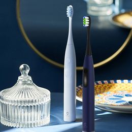 Oclean F1 Smart Sonic Toothbrush Global Version 3 Cleaning Modes Magnetic Fast Charging IPX7 Waterproof 30 Seconds Area Timer - Dark Blue