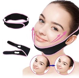 V Line Facial Tension Masks Lifting Chin Firming Face Slimming Strap Face-lift Device Thin-Face Massager Bandage Belt snore-ceasing care