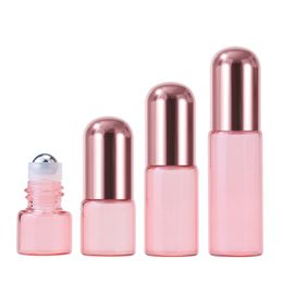 1ml 2ml 3ml 5ml Glass Roll on Bottles Containers Sample Test Essential Oil Vials with Roller Ball