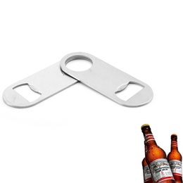 Stainless Steel Bottle Opener Hanging Wall Mount Bottle Opener Portable Wine Openers Durable Beer Openers Kitchen Bar Waiter Tool XVT1770