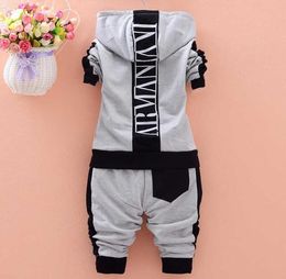 Newborn Baby Boy Clothes Sets Long Sleeve T-Shirt+Pants 2PCS Suit Kids Cotton Infant Girl Dress Bebes Jogging Tracksuit