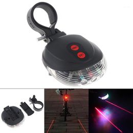 Bike Lights Mountain Rear Light Battery Box Case Brake Rechargeable Bracket IPX2 Waterproof Lasers Tail Lamp Accessories1