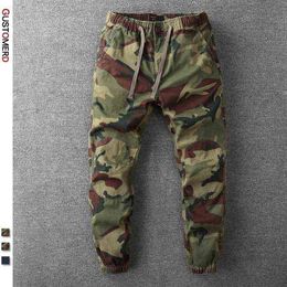 GustOmerD Cotton Camouflage Cargo Pants Men Casual Military Industry Ankle-length Joggers Men Autumn Fashion Mens Sweatpants H1223