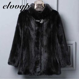 Women's Fur Faux Fur 5xl 6xl 7xl 8xl 9xl Oversize High Quality Long Black Winter Faux Fur Coat Women Long Sleeve Warm Fluffy Furry Jacket HKD230727