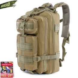 Outdoor 3P Tactical Backpack Military 900D Oxford Sport Bag Camping Climbing Rucksack Men's Traveling Hiking Fishing Bags Q0721