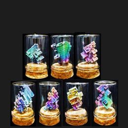 Decorative Objects & Figurines Natural Bismuth Metal Crystal Mineral Rough Specimen Ore Stone Decoration Holiday Birthday Party Gift Shape R