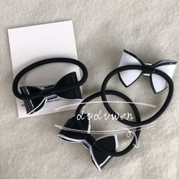 fashion 2C boutique Bowknot acrylic hairtie fashio elastic hand party gift collection item with cards