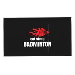 Towel Eat Sleep Badminton 3D Print Bath Strong Water Absorption Repeat Lover