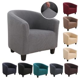 tub armchair covers Canada - Chair Covers Spandex Elastic Stretch Coffee Tub Sofa Armchair Seat Cover Protector Washable Furniture Slipcover Home Decoration