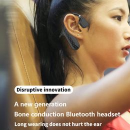 MD04 Bluetooth Wireless Headphones 3D Bass Stereo Noise Reduction Sport Music Earbuds Bone Conduction HiFi Business Call Earphone for a02