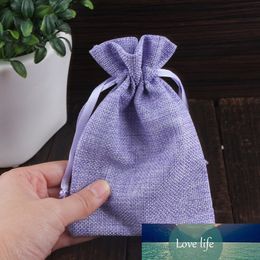 20*30 15pcs Mixed Jute Sacks Drawstring gift bags for jewelry/Accessories/Cosmetic/wedding/christmas Linen pouch Packaging Bag