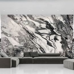Custom Mural Wallpaper 3D Black And White Marble Murals Living Room Bedroom Study Home Decor Wall Paper Papel De Parede Frescoes