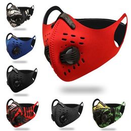 Cycling Caps & Masks Face Mask With Filter Equipped Bicycle Running Cold And Warm Air Permeability Half Mask1