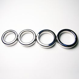 38mm/41mm/44mm/47mm Metal cock rings 9mm thickness stainless steel 165g heavy penis ring for couples sex