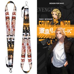 Cartoon Tokyo Revengers Manjiro Sano Anime Peripheral Mobile Phone Lanyard Hand Strap Keychain G1019