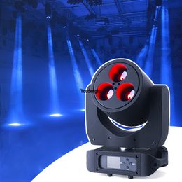 2021 new stage lighting 3x60W RGBW 4 in1 DMX Sharpy Club Dj Disco LED Zoom Moving Head Beam wash Light