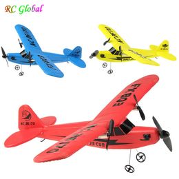 Best Electric Airplane Remote Control Planes RTF Kit EPP Foam 2.4G Controller 150 Meters Flying Distance Aircraft Global Hot Toy