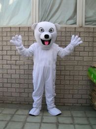 Polar Bear Mascot Costume Halloween Christmas Fancy Party Cartoon Character Outfit Suit Adult Women Men Dress Carnival Unisex Adults