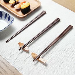 Chopsticks Handmade Natural Maras Wood Sushi Set Value Gift Chinese 5 Pairs Of Household Japan