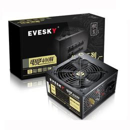 EVESKY 400W Gaming Power Supply 12CM Fan Computer Host Rated For Video Card