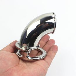 -7 Größen Edelstahl männliche Keuschheitsgeräte Hahn Käfig Penis Ring Cockring BDSM Erwachsene Spielzeug für Männer BB5
