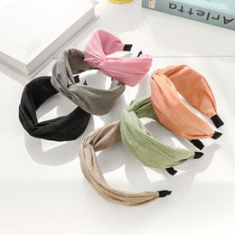 Women Girls Fabric Cross Knot Hairband Headband for Women Girls Hair Accessories