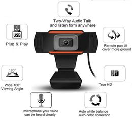 Dropshiping! USB 2.0 720P 1080P Video Record HD Webcam Web Camera With MIC Computer PC Laptop Skype MSN