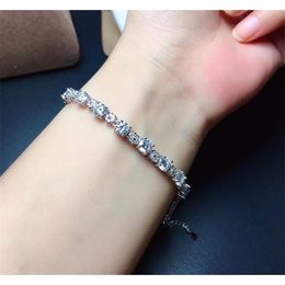 MDINA MoissaniteD VVS Women's Bracelet 925pure silver diamond bracelet latest style promotion luxury Jewellery designers
